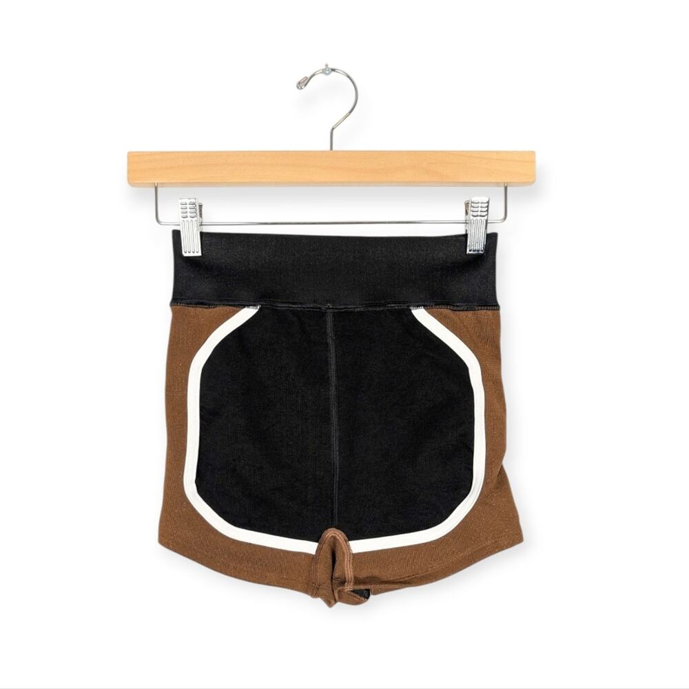 Free People FP Movement Run Shorts XS/S Black There You Go Athletic Leisure